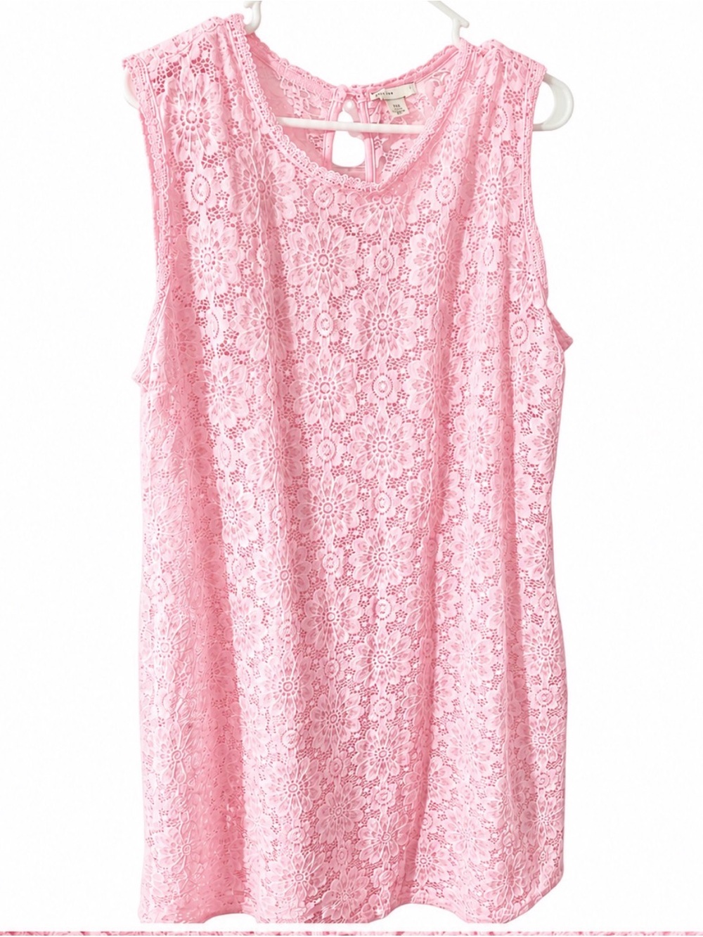 Stunning Cato Light Pink Lace Dress size XL NWOT!